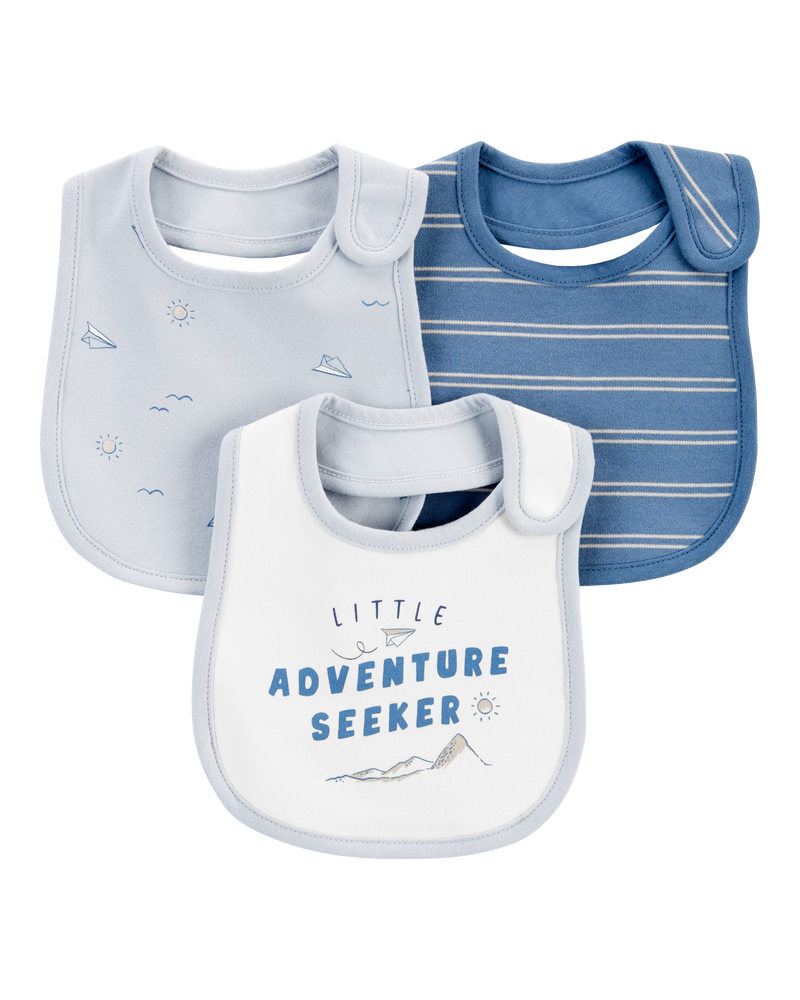 Baby 3-Pack Bibs, image 1 of 3 slides