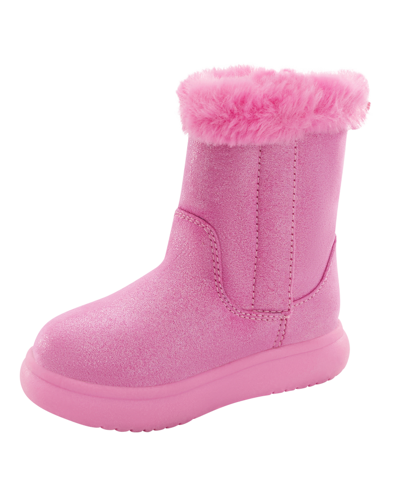 Toddler Fur Lined Boots, image 6 of 6 slides