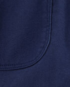 Toddler Pull-On Twill Shorts - Navy, image 5 of 6 slides