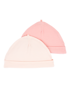Bébé fille - Emballage de 2 bonnets PurelySoft - Rose, image 1 sur 4 diapositives