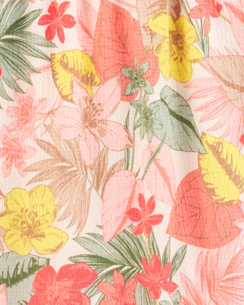 Enfant Robe midi à fleurs et smocks , image 3 sur 4 diapositives