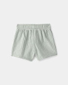 Baby 2-Piece Gingham Top & Short Set - Green, image 2 of 6 slides
