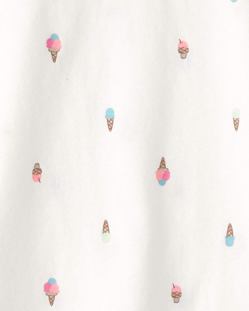 Toddler Girl Lemon Top - Ivory, image 2 of 3 slides