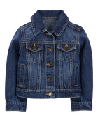 Baby Girls Basic Denim Jacket, image 1 of 4 slides