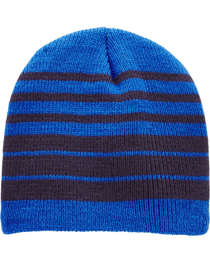 Knit Striped Winter Hat