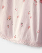 Tout-petit fille - Haut &agrave; motif floral - Rose, image 2 sur 3 diapositives