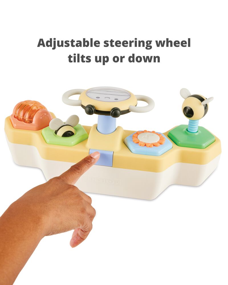 Farmstand See & Bee Steering Wheel & Tummy Time Baby Toy, image 4 of 8 slides