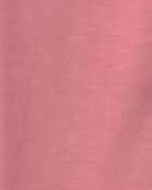 Girls Organic Cotton French Terry Cargo Pants, image 5 of 5 slides