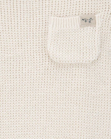 Baby 2-Piece Knit Tee & Short Set - Khaki, 