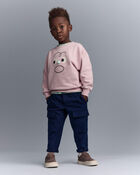 Toddler Emotions Wide-Arm Sweatshirt - Rose, image 3 of 7 slides