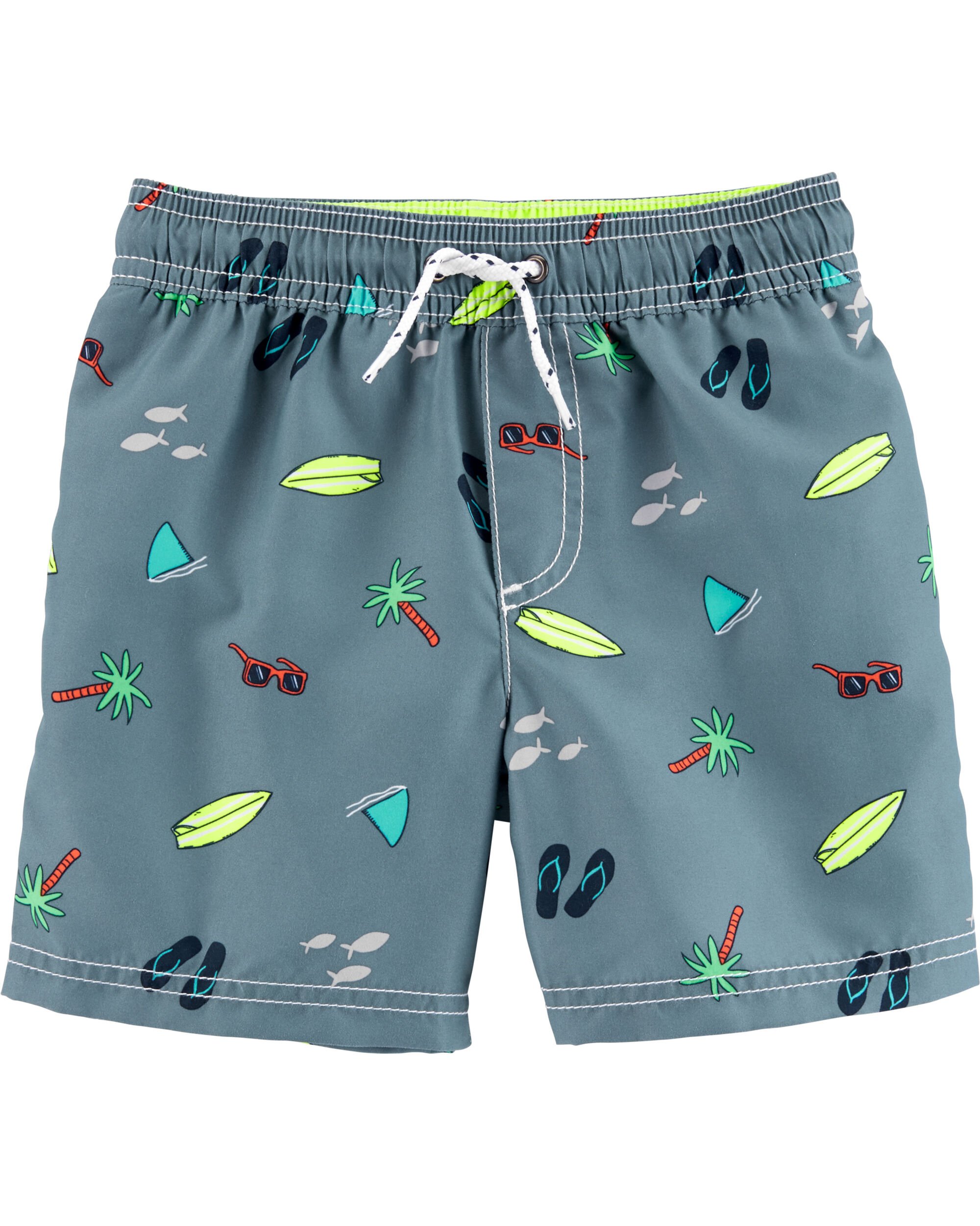Carters Baby Boys Surfboard Swim Trunks