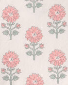 Baby Girl Organic Cotton Floral Tiered Dress, image 4 of 6 slides