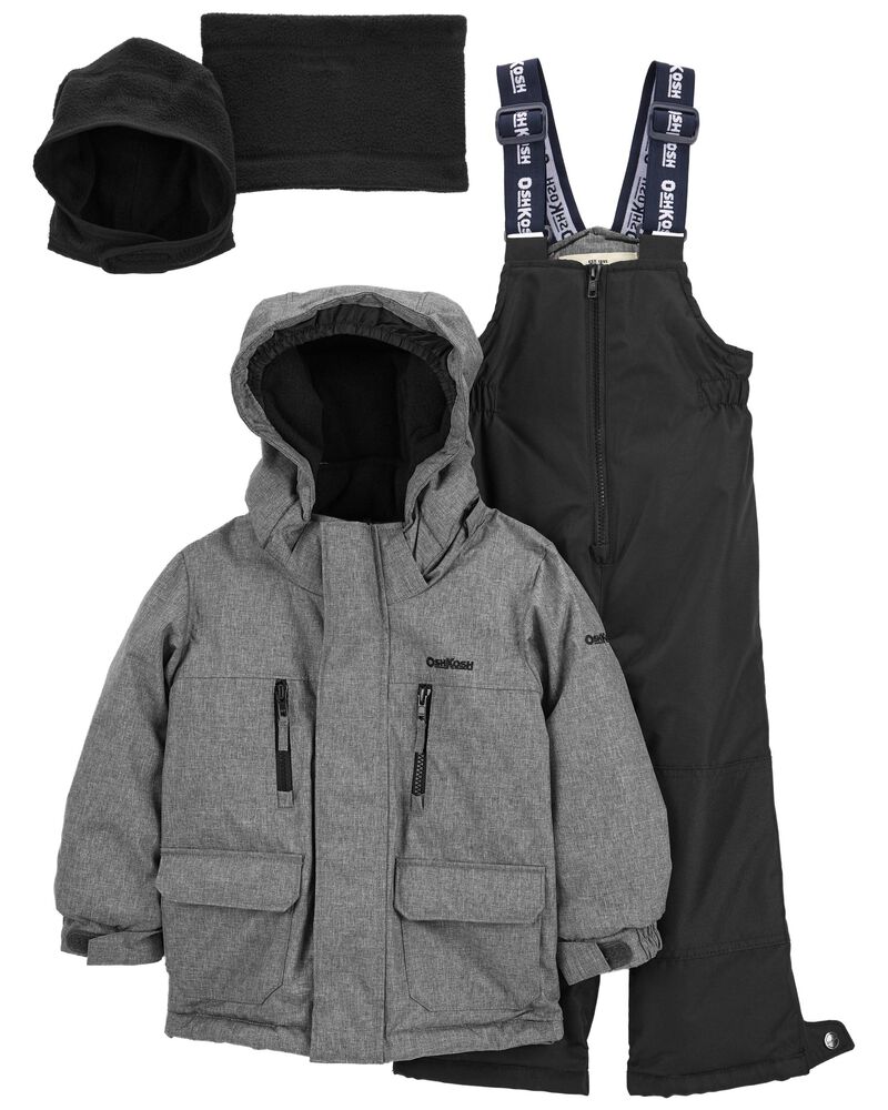 2-Piece Snowsuit With Bonus Hat & Neck Warmer
