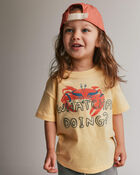 Tout-petit - T-shirt d&eacute;contract&eacute; &agrave; imprim&eacute; crabe &laquo;Whatcha Doing?&raquo; - Jaune, image 1 sur 4 diapositives