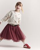 Toddler Dolman-Sleeve Sweatshirt in Park Day Print - Cream, image 3 of 7 slides
