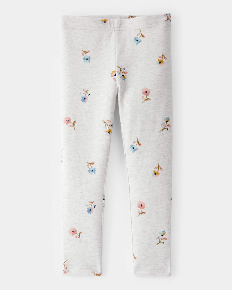 Toddler Girl Floral Leggings, image 1 of 4 slides