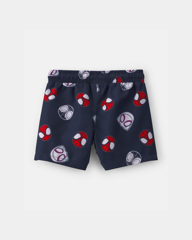 Toddler Boy &copy;Marvel Spider-Man Swim Trunks - Navy Blue, image 2 of 3 slides