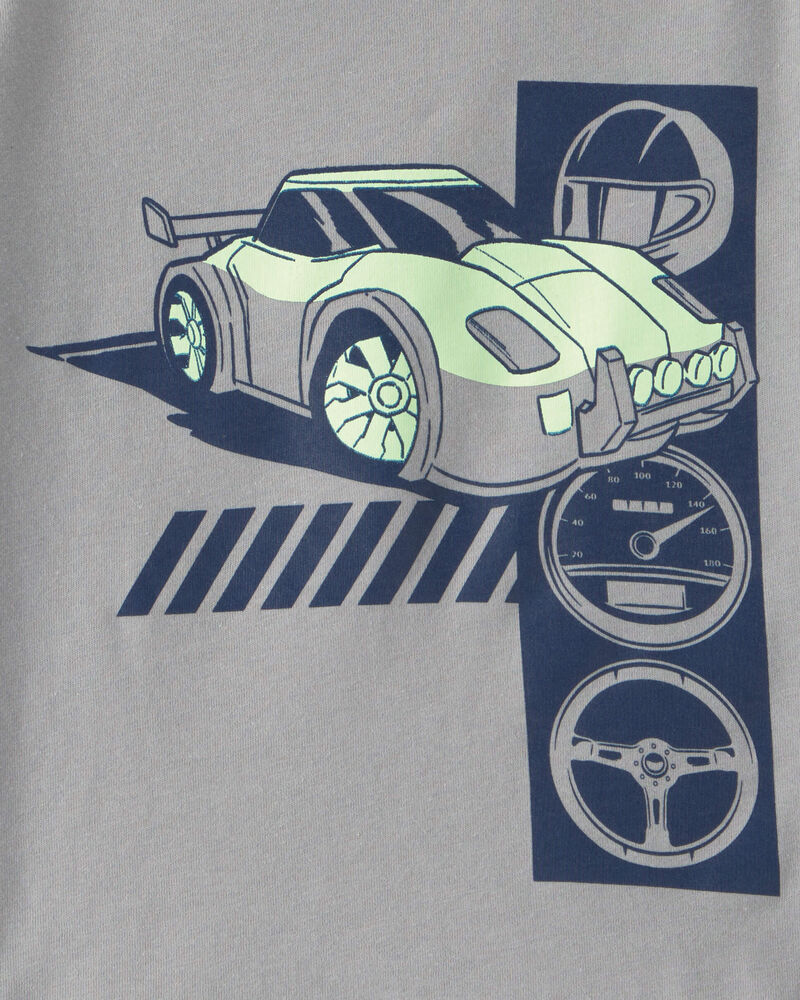 Tout-petit gar&ccedil;on - T-shirt manches longues en 100 % coton &agrave; imprim&eacute; &laquo;Speed Racer&raquo; &ndash; Gris, image 2 sur 2 diapositives