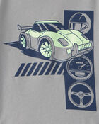Tout-petit gar&ccedil;on - T-shirt manches longues en 100 % coton &agrave; imprim&eacute; &laquo;Speed Racer&raquo; &ndash; Gris, image 2 sur 2 diapositives