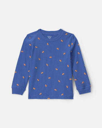Toddler Boy Football Long-Sleeve Top - Blue, 