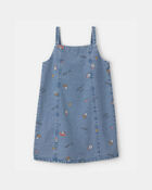 Toddler Girl Pixar&copy; Toy Story Chambray Dress - Medium Wash, image 1 of 4 slides