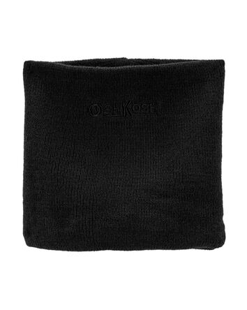 Boys Knit Neck Tube - Black , 