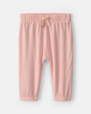 B&eacute;b&eacute; fille - Ensemble 4 pi&egrave;ces cache-couches manches longues et pantalons &agrave; motif floral - Rose, 