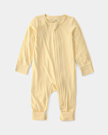 Baby 2-Way Zip PurelySoft Sleeper - Yellow, 