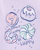 Kid Donut Worry Long-Sleeve Graphic Tee, image 2 of 3 slides