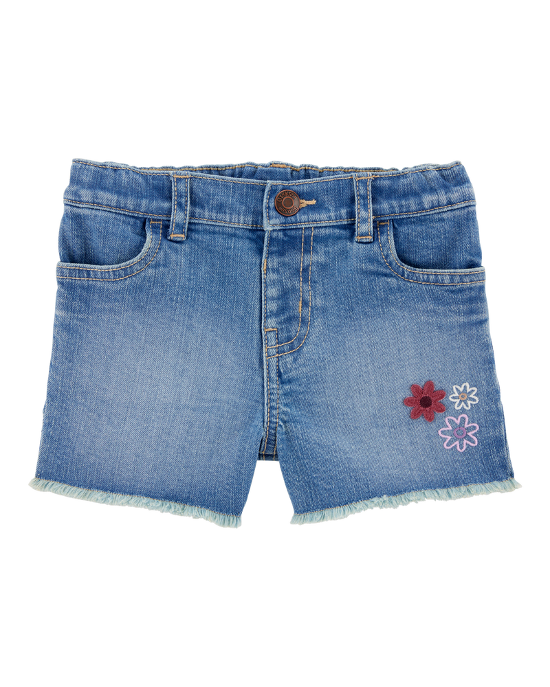 Toddler Iconic Denim Shorts - Blue, image 1 of 6 slides