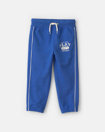 Toddler Boy 'Play' French Terry Joggers - Blue, 
