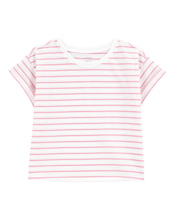 Kid Striped Short-Sleeve Fashion Top, 