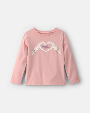 Filles - T-shirt manches longues &laquo;Friends Forever&raquo; d&rsquo;Halloween &ndash; Rose, 