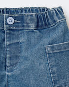 Toddler Girl Mom Short in Denim, image 7 of 7 slides