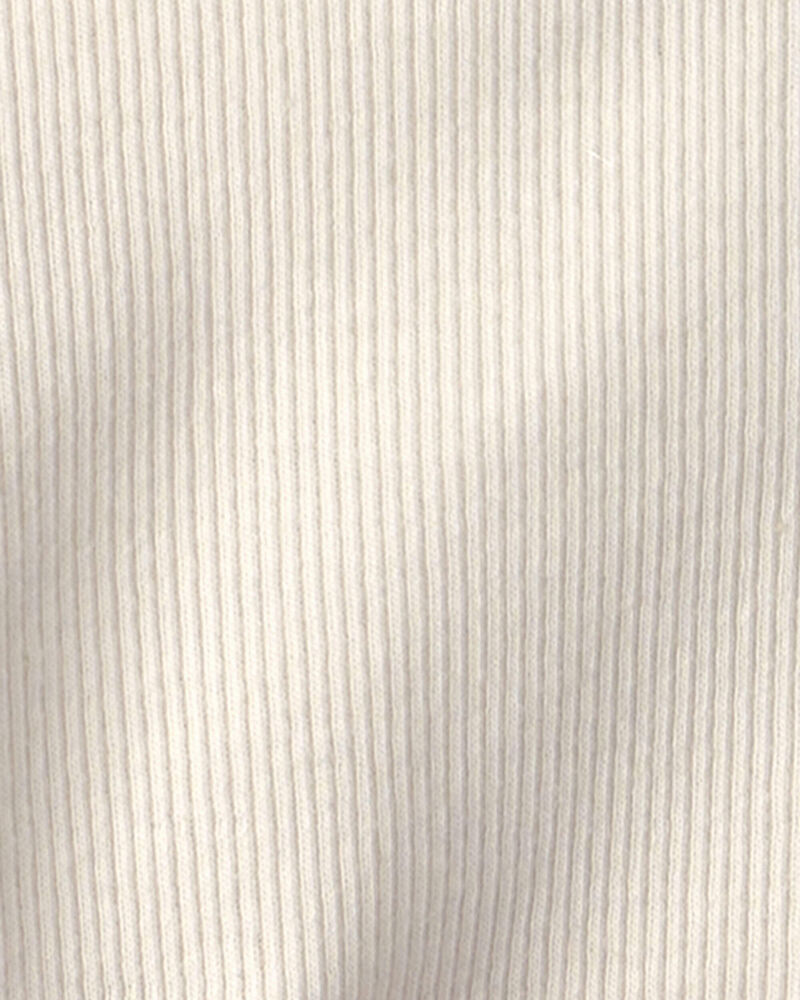 Toddler Girl 3-Pack Organic Cotton Rib Slim Fit Tops, image 4 of 5 slides