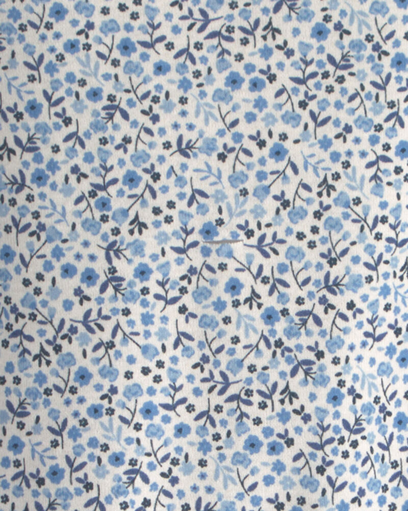 B&eacute;b&eacute; fille - Pyjamas 2 pi&egrave;ces en coton biologique &agrave; motif Pr&eacute; fleuri, image 3 sur 3 diapositives