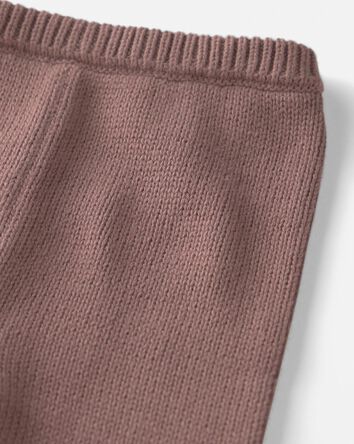B&eacute;b&eacute; - Ensemble 2 pi&egrave;ces cardigan et pantalon en tricot de coton biologique, 