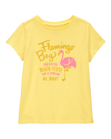Enfant T-shirt à imprimé de flamant, 