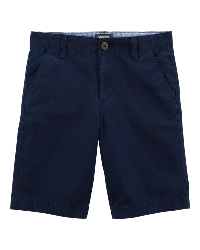 Boys Twill Shorts - Navy, image 1 of 3 slides