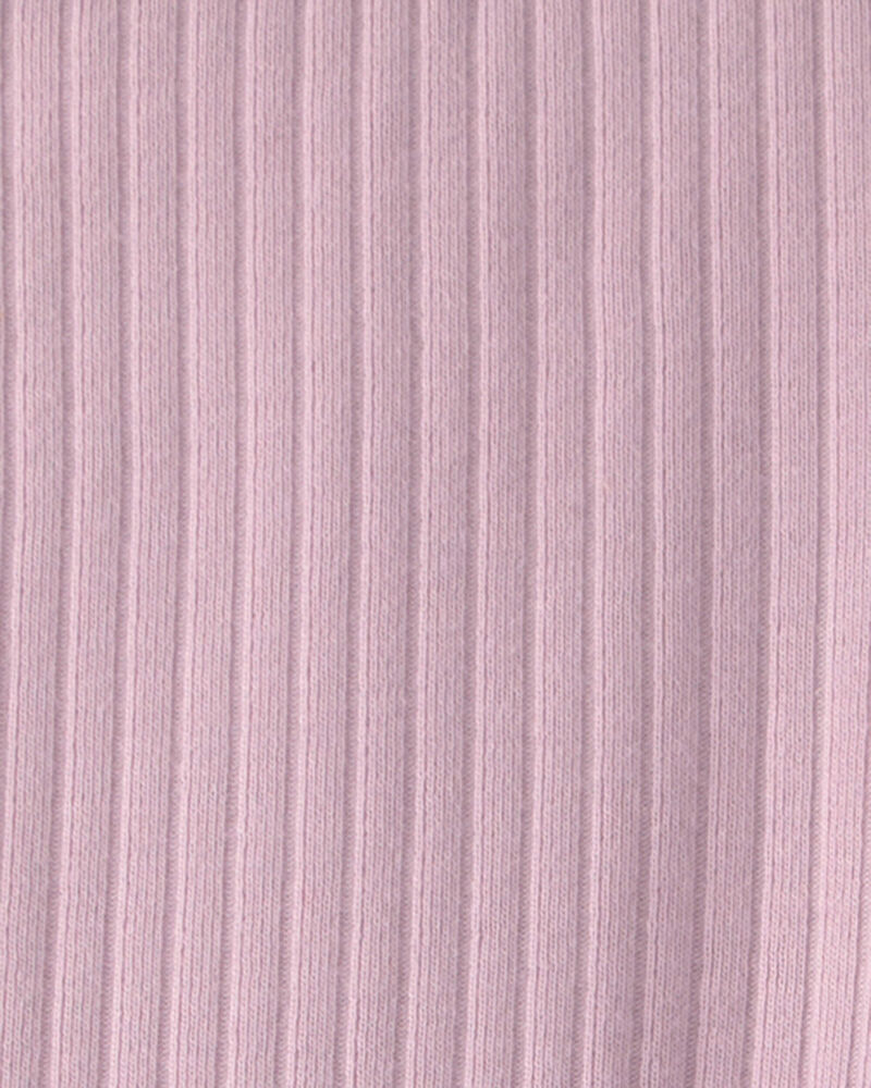 Toddler Girl 2-Pack Organic Cotton Ribbed Pedal Shorts, image 5 of 6 slides