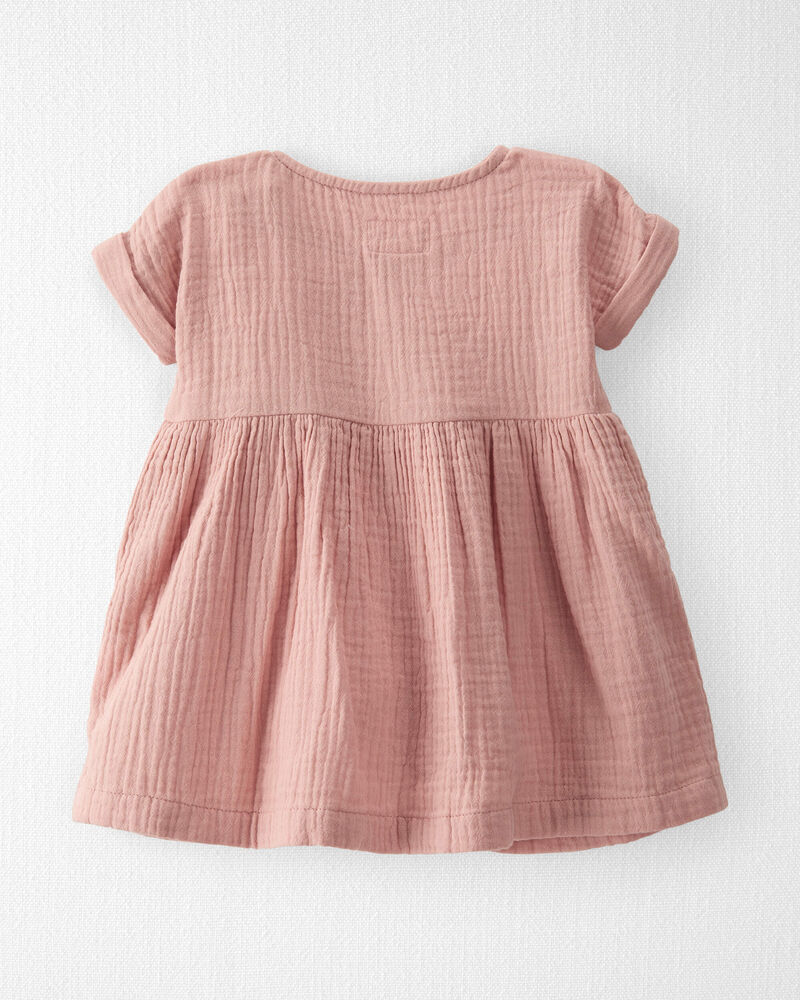 Bébé Robe en gaze de coton biologique , image 2 sur 6 diapositives