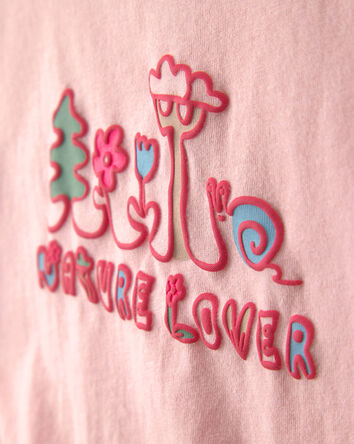 Toddler Girl 'Nature Lover' Long-Sleeve Top - Pink, 