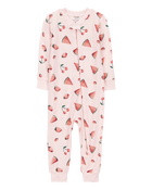 Bébé Pyjama 1 pièce PurelySoft à fermeture à glissière à melon d’eau, image 1 sur 5 diapositives