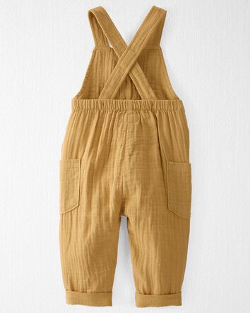 Baby Organic Cotton Gauze Overalls, 