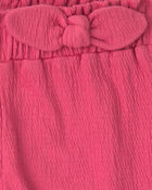 Baby Girl 2-Piece 'Mommy's Mini' Heart Bodysuit & Pant Set - Fuchsia/Cream, image 4 of 6 slides