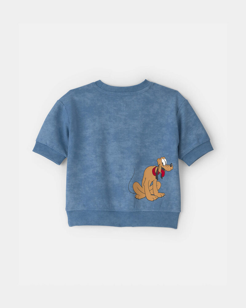 Baby 2-Piece Disney&copy; Mickey Mouse French Terry Top & Short Set - Blue, image 2 of 5 slides