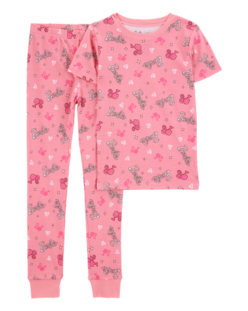 Kid 2-Piece Barbie 100% Snug Fit Cotton Pyjamas, 