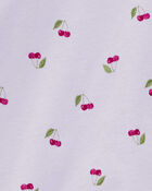Enfant Haut &agrave; basque &agrave; motifs de cerises, image 2 sur 2 diapositives