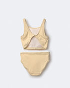 Toddler Girl Bow Tankini - Yellow, image 6 of 7 slides