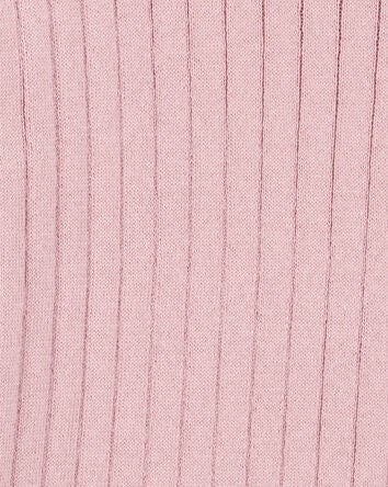 Baby Ribbed Long-Sleeve Sweater - Pink, 